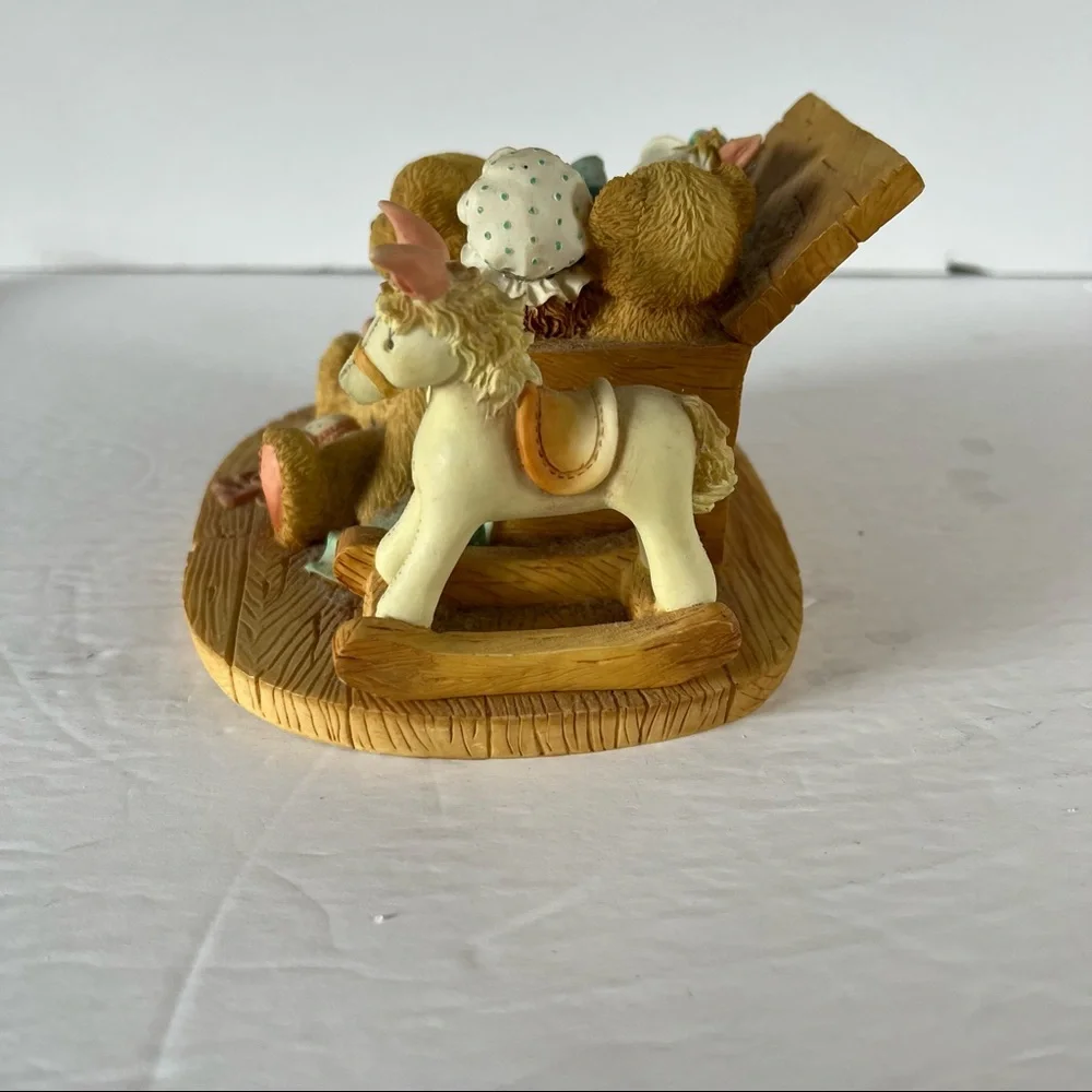 VTG Cherished Teddies Christopher Old Friends are the Best Friends Figure Nurser